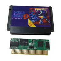 Megaman 3 Video Game For 60 Pins 8 Bit FC Game Cartridge