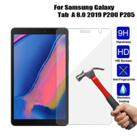 Tempered Glass 9H Protective Film LCD Explosion proof Screen Protector for Samsung Galaxy Tab A 8.0 2019 P200 P205 tablet