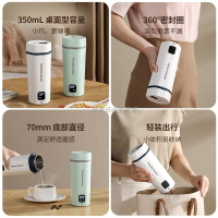 電熱水杯110V220V 雙電壓加熱水杯出國留學美/日本旅行便攜燒水壺