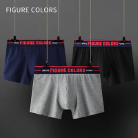 boxer briefs for m Boxer Men Underwear Cotton Man Short Breathable Solid Flexible Shorts Boxer Pure Color Underpants boxer trunk