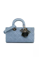 Dior 二手 Dior 中牛仔 Cannage Lady D Joy