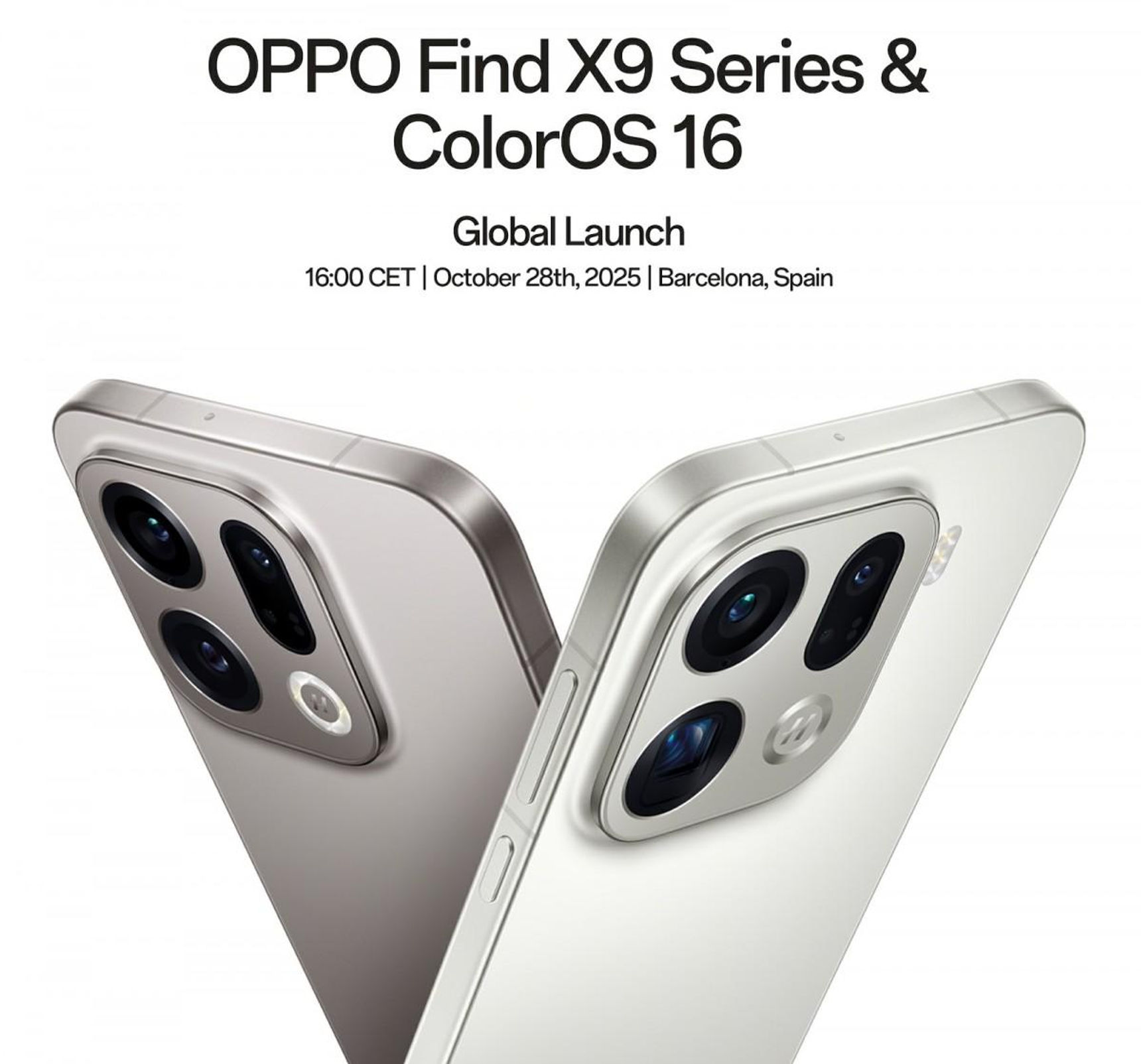 Oppo Find X9 シリーズが世界展開、Dimensity 9500と大容量バッテリー 