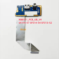 Original For Acer SF314-57 SF514-54 SF313-52 USB Audio Board NB8511_PCB_UB_V4 100% Tested