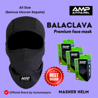 Masker Kepala Motor Helm Balaclava Premium Spandex Adem Nyaman Riding All Size Fullface Facemask Buf