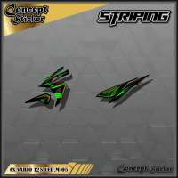 [COD] Stiker VARIO 125 LED striping VARIO 125 LED motor HONDA motor sticker variasi Racing M-05 Moto