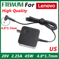 Laptop Charger For Lenovo Yoga 310 510 520 710 Miix5 7000 Air 12 13 IdeaPad 320 100 110 N22 N42 20 V 2.25A 45 W 4.0 * 1.7 mm