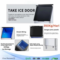 Terbaik HICON HZB-350 Ice Cube Maker 350KG/24Jam Mesin Pembuat Es Batu Ice Maker Machine Kapasitas B