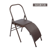 瑜伽輔助椅 瑜伽椅子輔助椅瑜珈凳折疊艾揚格家用加寬加粗腰脫輔助工具【MJ6065】