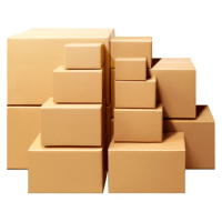10pcs/lot Wholesale hard 5 layers cardboard Packing Box Kraft Paper Mailing Box Express Transportation Carton Box