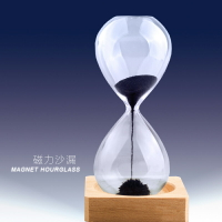 磁鐵磁力磁流體時間沙漏桌面創意北歐擺件飾品禮品減壓生日禮物男