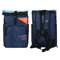 VICTOR 大型後背包-雙肩包 肩背包 裝備袋 球拍包 羽球 勝利 BR3041BM 丈青藍橘