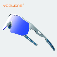 YOOLENS Sports Sunglasses for Men and Women, UV 400 Protection Eyeglasses for Cycling, Running, Biking