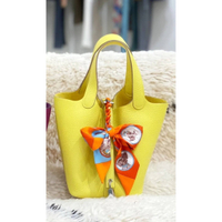 愛馬仕Hermes Picotin 18 檸檬黃 銀釦 $1xxxxx 我愛麋鹿歐美精品全球代購since2005💜