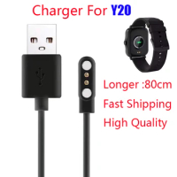 Fast Shipping Emergency backup Y20 Smart watch Charger USB Charging Cable Charge Adapter for LEMFO Y20 Watch Charging Cable