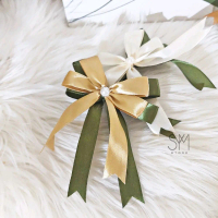 SYM STORE (5pcs) Pita Hampers Elegan | Pita Hiasan Berkualitas | Pita Kado Unik | Aksesoris Hampers