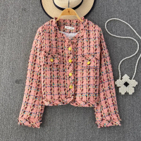 [READY STOCK] LD 100 Fleur Tweed Blazer Lengan Panjang Korea Premium Fairlady_id