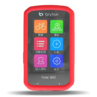 Generic Bike Gel Skin Case &amp; Screen Protector Cover for Bryton Rider 860 GPS Computer Case for R860 Bryton Rider 860