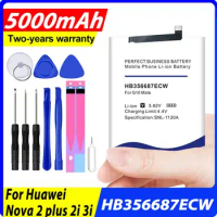New 5000mAh HB356687ECW Battery for Huawei Nova 2 Plus 2i 2S 3i 4e P30 SE G10 Mate 10 Lite Honor 7X 9i in Stock