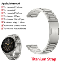 Huawei Original Titanium Strap For HUAWEI WATCH Ultimate GT3 Pro 46mm GT 2Pro WristBand For Huawei Watch3/3pro Bracelet