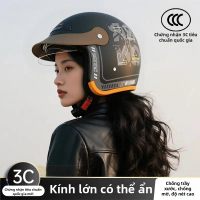 xe máy 3/4, thoáng khí chống nắng, phù hợp cho cả nam và nữ mubaohiem 1 klt chinhhang unisex n non s