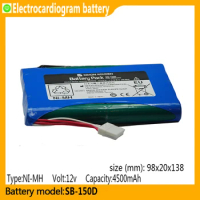 SB-150D capacity 4500mAh 12v NI-MH battery, suitable for photoelectricity ECG-1450, ECG-1500, ECG-1510, electrocardiographs