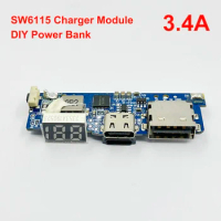 LED Display DC 5V 3A SW6115 Quick Charging Circuit Board Fast Charger Module for Li-ion Battery DIY Power Bank Apple