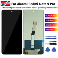 LCD Display Screen For Xiaomi Redmi Note 9 Pro LCD Replacement New For XIAOMI Redmi NOTE 9S LCD Display Screen + Glue