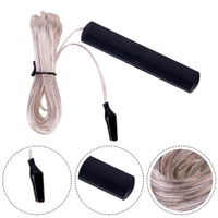 300cm ANT-108SE Radio FM Stereo Antenna Alligator Clip Wire Antenna Signal High Gain Amplifier Booster Stable Signal