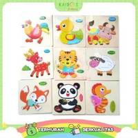 Puzzle Kayu Binatang 3 Dinosaur 027