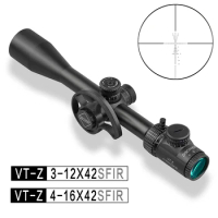 Discovery Rifle Scope 3-12 4-16Magnification Side Wheel Optical Hunting Scope 22LR Shockproof with PCP Weapons Air gun Shooting