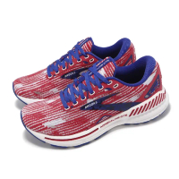 【BROOKS】慢跑鞋 Adrenaline GTS 23 女鞋 紅 藍 美國限定 GTS腎上腺素 緩衝 運動鞋(1203811B631)