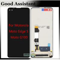 6.7 inch Black For Motorola Moto Edge S / G100 Global XT2125-4 LCD Display Touch Screen Digitizer Assembly Replacement