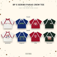 BOHOPANNA - SERIBU PARAS - CREW TEE - ATASAN ANAK 3Y JARANAN