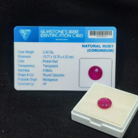 BATU RUBY MADAGASCAR ASLI BERSERTIFIKAT MEMO LAB
