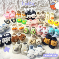 YOURBABYNEEDS Kaos Kaki Bayi Baru lahir Karakter Lucu Untuk Anak Usia 0 Sampai 3 Bulan Berbahan Raju