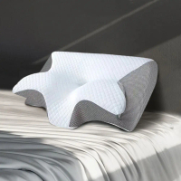Cervical Memory Foam Pillow Neck Support Pillow Breathable Side Sleeper Pillow Comfortable Ergonomic