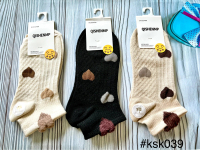 QishenMP socks Kaos Kaki Remaja - Dewasa Motif Love