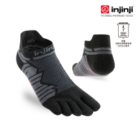 【Injinji】Ultra Run終極系列五趾隱形襪(碳黑)NAA65(終極系列 五趾襪 隱形襪 跑襪 機能襪)