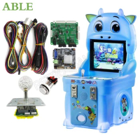Arcade Hungry Fish Game Machine DIY Kit Eatting Upgraded Game Retro Game Console Coin Operated Bartop Pinball Game Arcade Kit