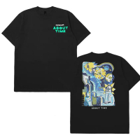 baju BAND - Rumah Sakit About Time -T shirt Kaos - Cotton Combed 24s Kain Katun Lembut Hitam Oversiz