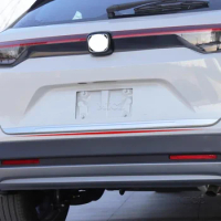 For Honda Vezel 2023 HRV HRV 2022 2021 Car Trunk Rear Protector Trim Stainless Steel Rear Bumper Sill Car Tail Door Trim Sticker