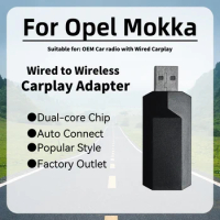 New Mini Apple Carplay Adapter for Opel Mokka Smart AI Box Car OEM Wired Car Play To Wireless Carplay USB Dongle Plug and Play