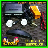 SALE MURAH! SENSOR PARKIR PUTIH 2 TITIK DENGAN DISPLAY LCD INDIKATOR. SENSO