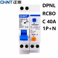 CHINT NXBLE-40 1+N DPNL RCBO 6A 10A 16A 20A 25A 32A 40A 230V RCBO Residual Current Operated Circuit Breaker Protection DZ267LE