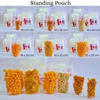 1 Dus Standing Pouch 10X17 10X17.6 12X20 14X22 16X24 16X32 20X29 Cm Plastik Klip Bening Stp Pp Berdi