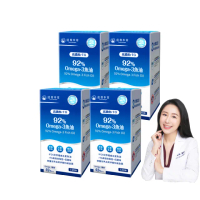 【達摩本草】92% Omega-3 rTG高濃度魚油EX 4入組(1入120顆）（共480顆)