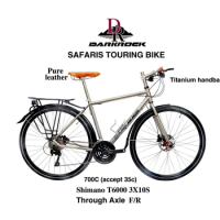 DARKROCK DR Safaris 700C touring bikes Titanium Alloy light weight DEORE T610 30speed Travel