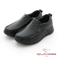 【CUMAR】 舒適輕量 超輕大底商務鞋-黑