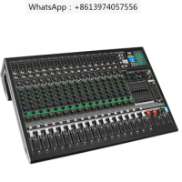 Biner DX16C professional audio mixer Built-in DSP reverb effect Digital 16 Channel Music DJ Audio console