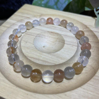 【Cozy 世界水晶原礦與茶】精品果凍彩兔毛 10mm+ 31-5(有聚財招財和旺事業功效)